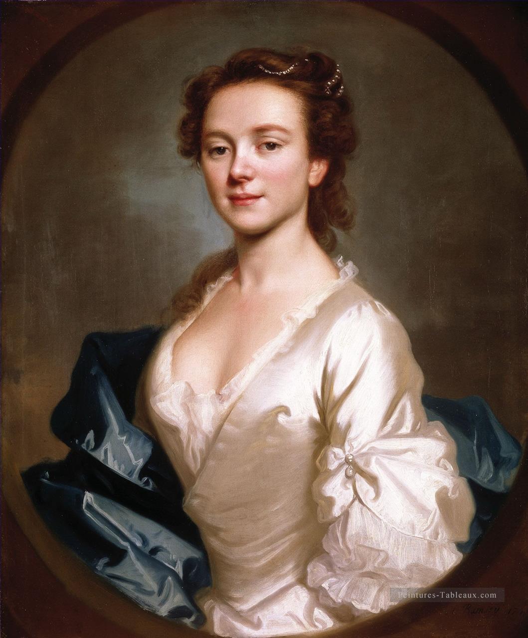 Miss Craigie 1741 Allan Ramsay portraiture classicisme Peintures à l'huile